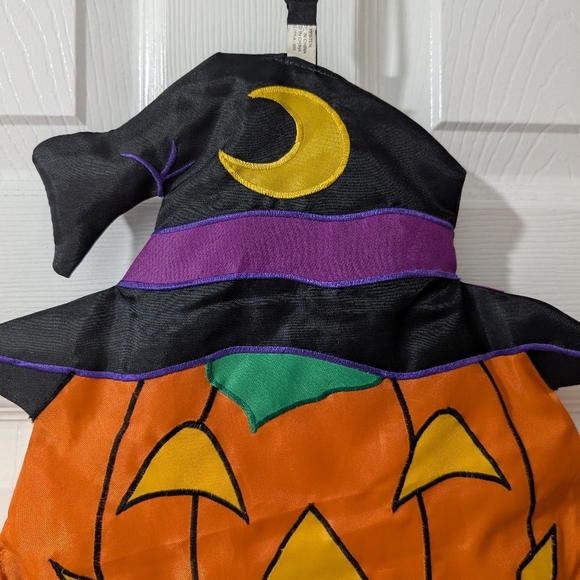 NCE 2003 Halloween Jack O'Lantern with Witch Hat Hanging Decorations - 22 inches - Picture 7 of 10